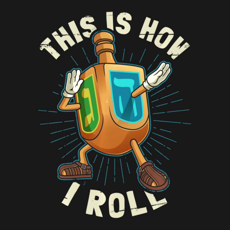 Hot Trend Hanukkah Dabbing Dreidel This Is How I Roll Flannel Shirt | Artistshot