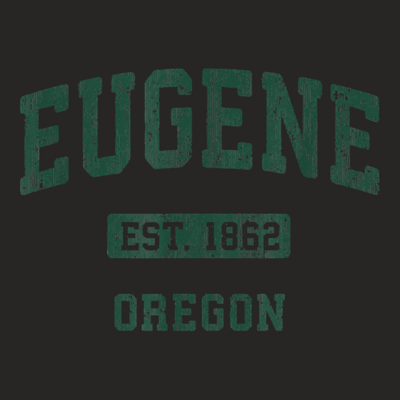 Eugene Oregon Or Vintage Athletic Sports Design T Shirt Ladies Fitted T-Shirt by benoirme | Artistshot