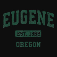 Eugene Oregon Or Vintage Athletic Sports Design T Shirt Crop Top | Artistshot