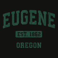 Eugene Oregon Or Vintage Athletic Sports Design T Shirt Scorecard Crop Tee | Artistshot