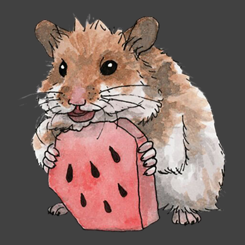 Golden Hamster Eating A Slice Of Watermelon Vintage T-shirt | Artistshot