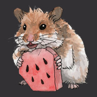 Golden Hamster Eating A Slice Of Watermelon Vintage Hoodie And Short Set | Artistshot