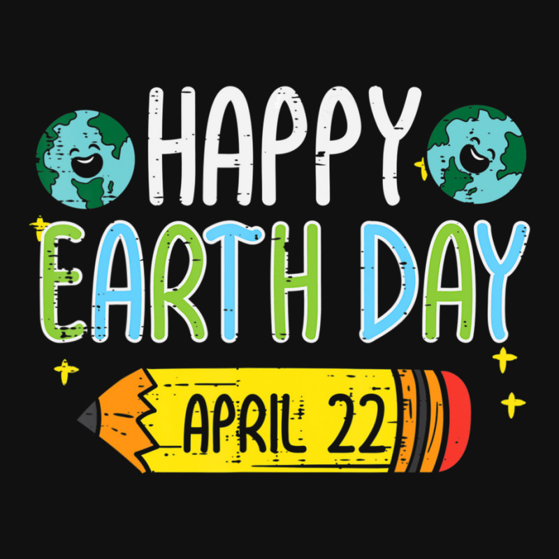 Trending Happy Earth Day Pencil April 22 Cute Teacher Men Women Baby Bibs by Hugo Flowers | Artistshot