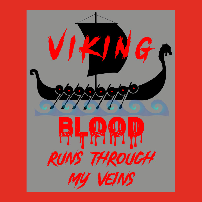 Viking Blood Runs Through My Veins Viking Boat Ship On Water  Hippie G Graphic T-shirt by vossyauchf | Artistshot