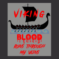 Viking Blood Runs Through My Veins Viking Boat Ship On Water  Hippie G Vintage Hoodie | Artistshot