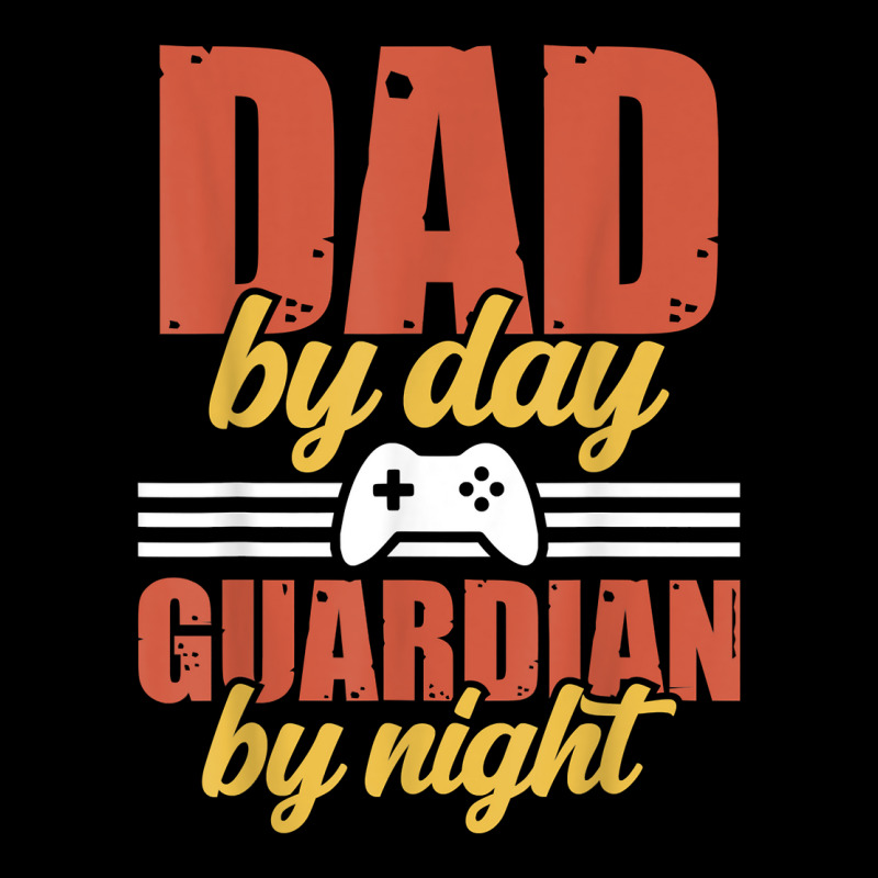 Mens Gamer Daddy Dad By Day Guardian By Night Gaming Pops T Shirt V-Neck Tee by kogmor58594 | Artistshot