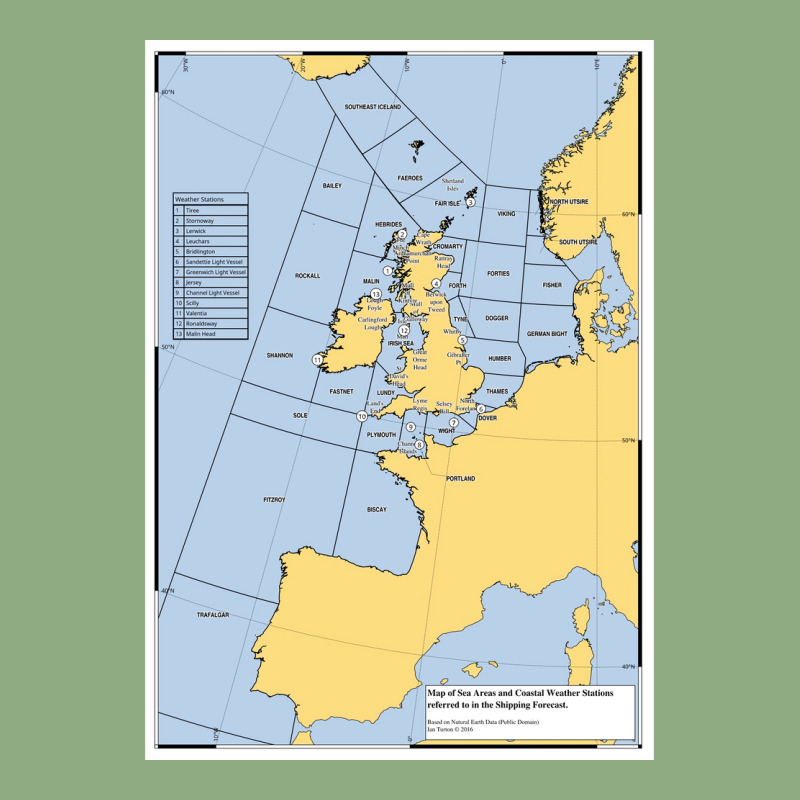 Uk Shipping Forecast Map  Funny Boy Graphic T-shirt | Artistshot