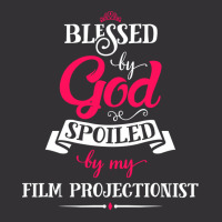 Blessed By God Spoiled By Film Projectionist Classic Boy Stars Vintage Hoodie | Artistshot