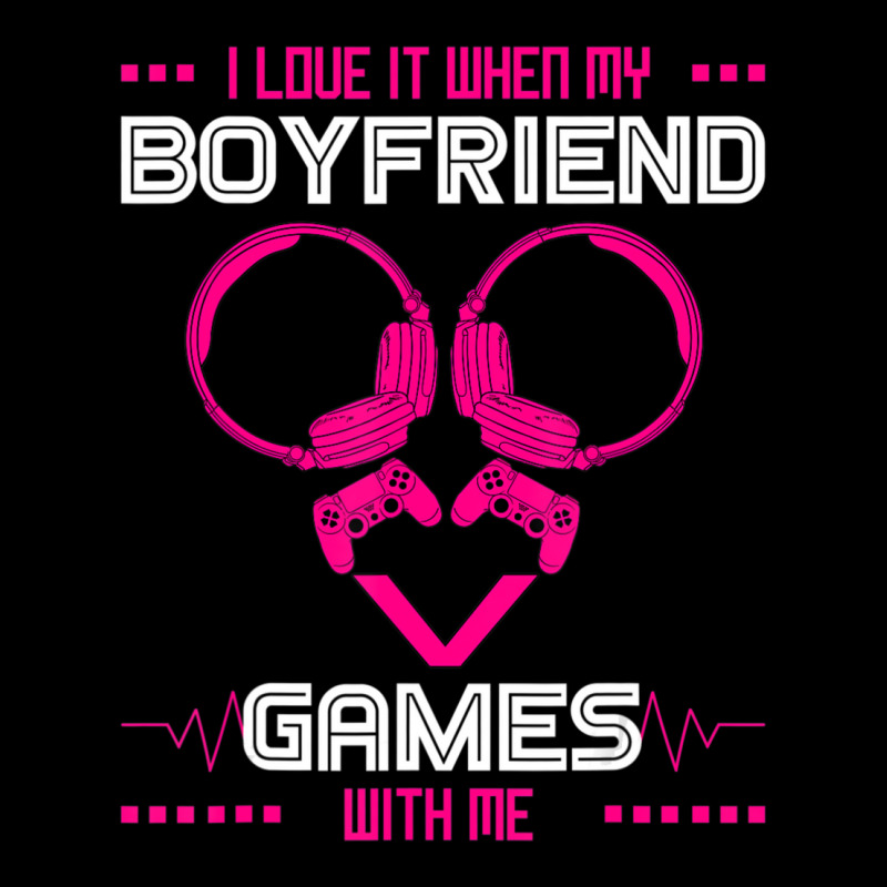 Trending Gamer Girlfriend Gaming Couple Matching Valentine's Day Maternity Scoop Neck T-shirt by Kristina Ritchey | Artistshot