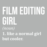 Film Editing Girl Funny Saying For Women Classic Red Retro Zipper Hoodie | Artistshot