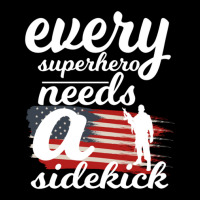 Military Family   Every Superhero Needs A Sidekick Adjustable Cap | Artistshot