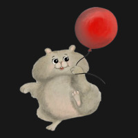 Happy Hamster With Red Balloon Flannel Shirt | Artistshot