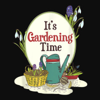 It´s Gardening Time Outfit For Working Garden Work Flower T Shirt Crop Top | Artistshot