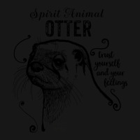 Trending Spirit Animal - Otter Black Medium-length Apron | Artistshot