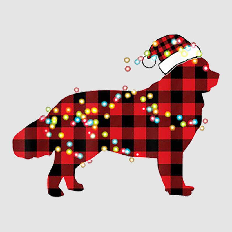 Newfoundland Dog Christmas Red Plaid Pajamas Exclusive T-shirt | Artistshot