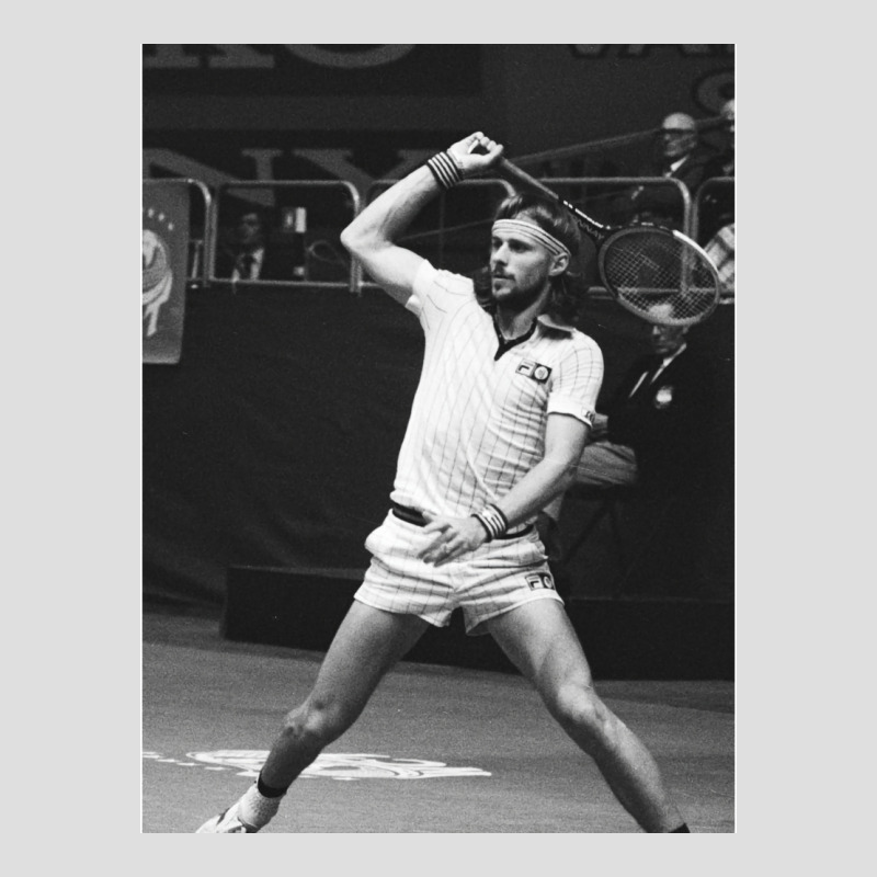 Borg The Ice Man Tennis Legend V-neck Tee | Artistshot