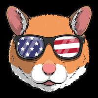 Patriotic Hamster Merica American Flag Transparent Fleece Short | Artistshot