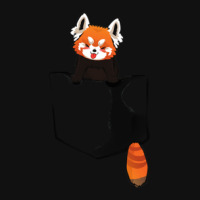 Red Panda In A Pocket Graphic T-shirt | Artistshot