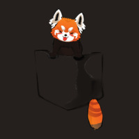 Red Panda In A Pocket Tank Top | Artistshot