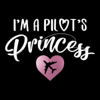 I'm A Pilot's Princess For Dark Youth Zipper Hoodie | Artistshot