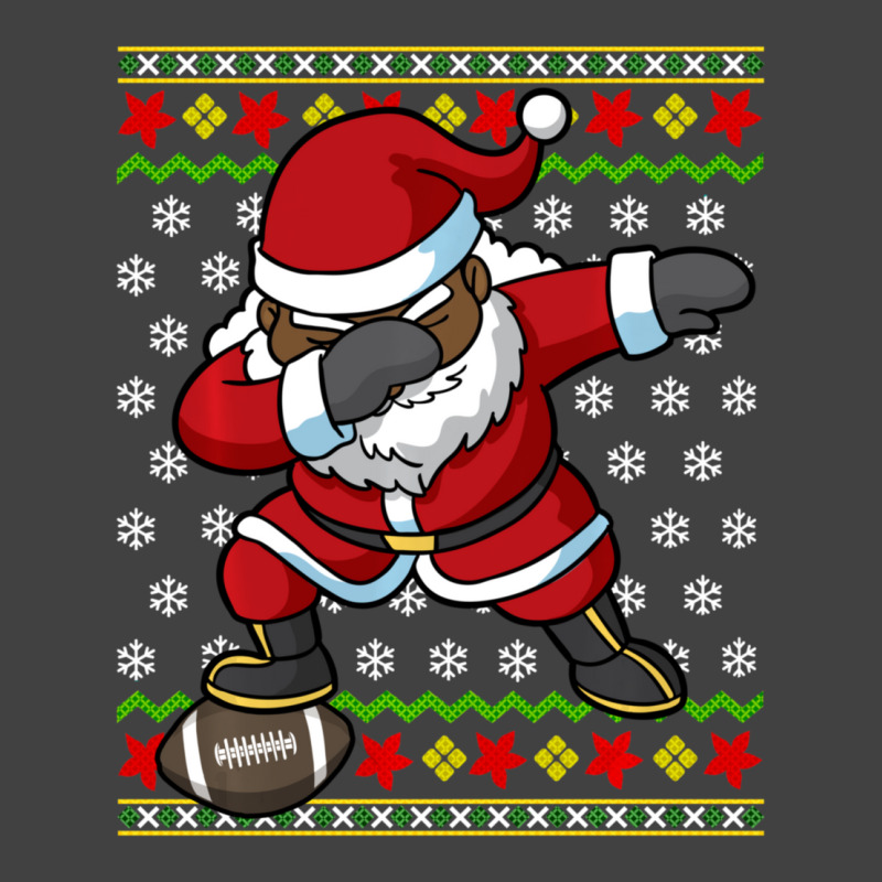 Limited Edition Football Dabbing Black African American Santa Christma Vintage T-shirt | Artistshot