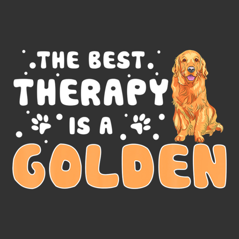 The Best Therapy Is A Golden Retriever Funny Dog Owners Baby Bodysuit by morapzebzerf | Artistshot