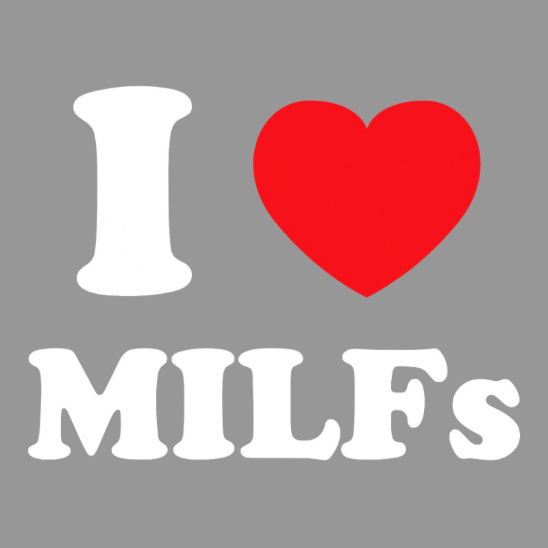 I Love Heart Milfs And Mature Sexy Women Women's V-Neck T-Shirt by DonnaSchennum1234 | Artistshot