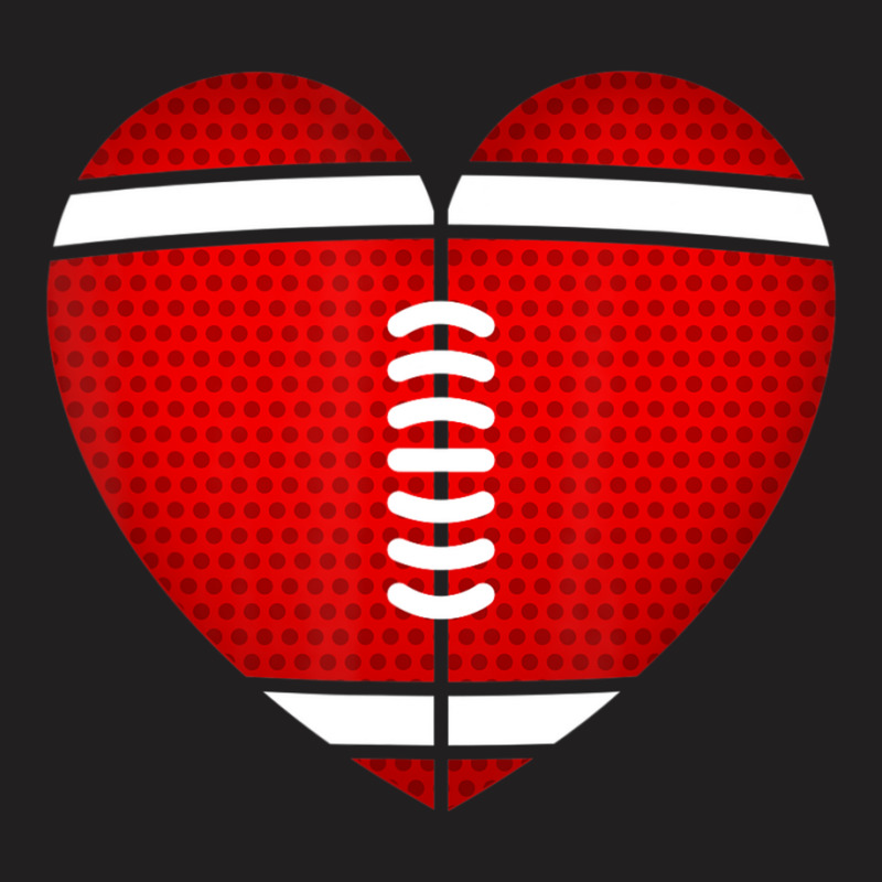 Limited Edition Football Heart Valentine's Day Boys T-Shirt by Karyn Love | Artistshot