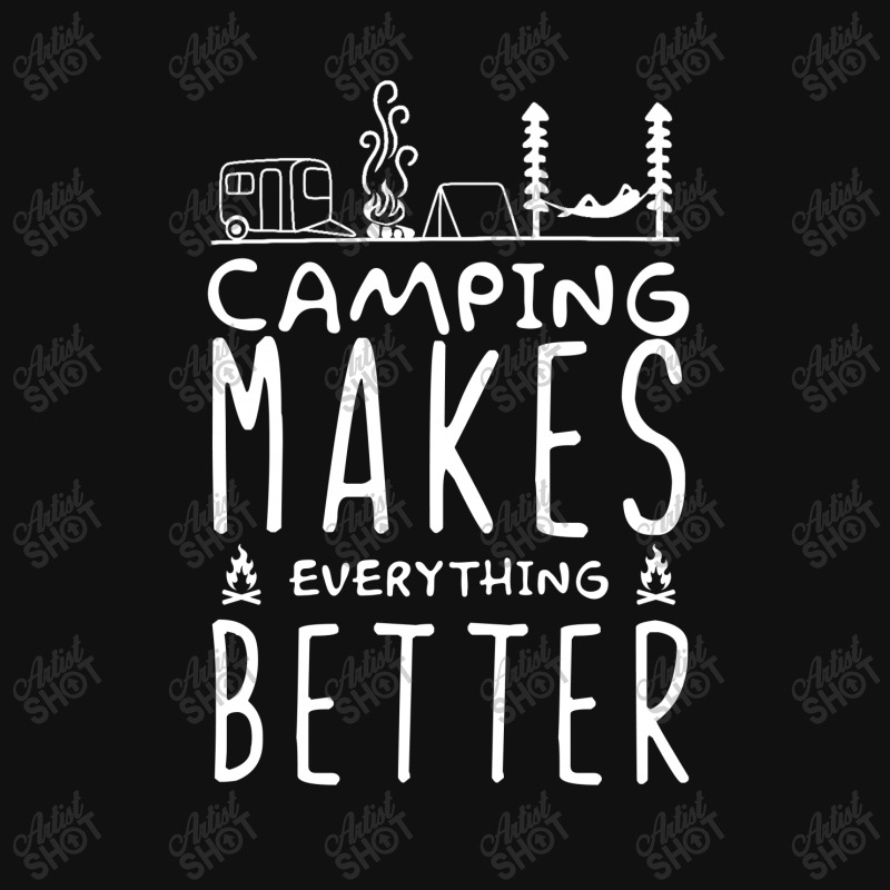 Camping Make Everything Better Oval Patch | Artistshot