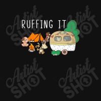 Camping Ruffing It Oval Patch | Artistshot