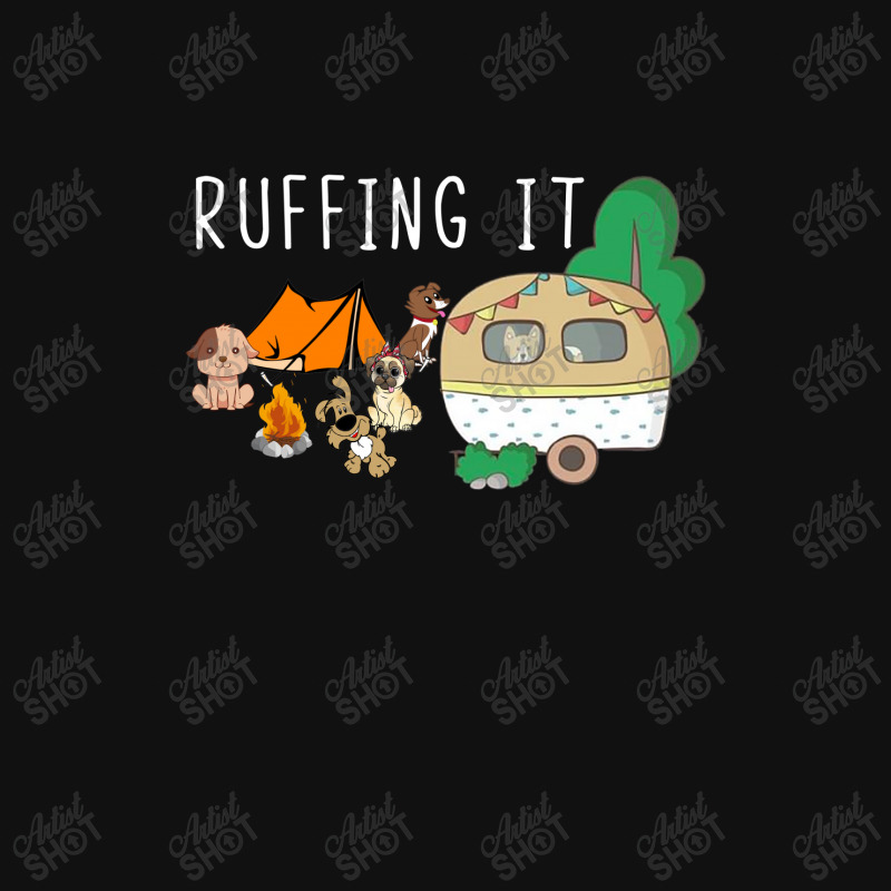 Camping Ruffing It Oval Patch | Artistshot