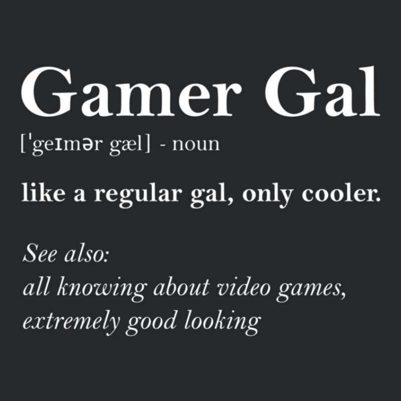 Gamer Gal Definition Funny Girl Video Games Gift Video Gamer Crewneck Sweatshirt by JuanJoseVargasAranda | Artistshot