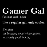 Gamer Gal Definition Funny Girl Video Games Gift Video Gamer Long Sleeve Shirts | Artistshot