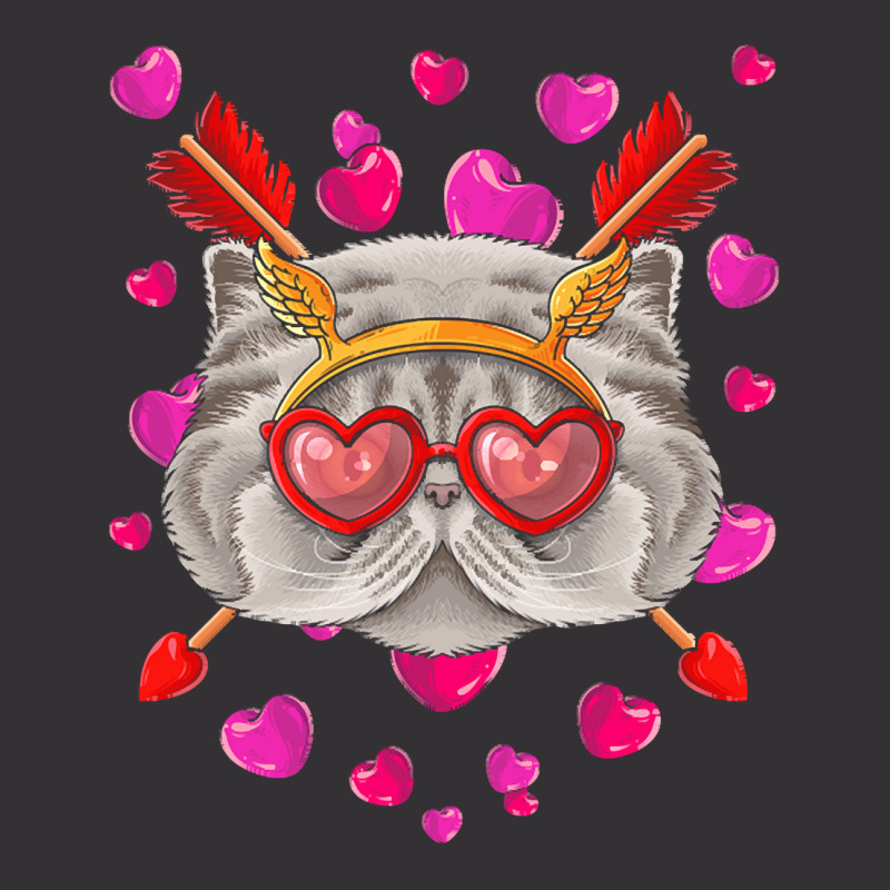 Persian Valentines Day T  Shirt Persian Valentines Day Cat Face Heart Vintage Hoodie | Artistshot