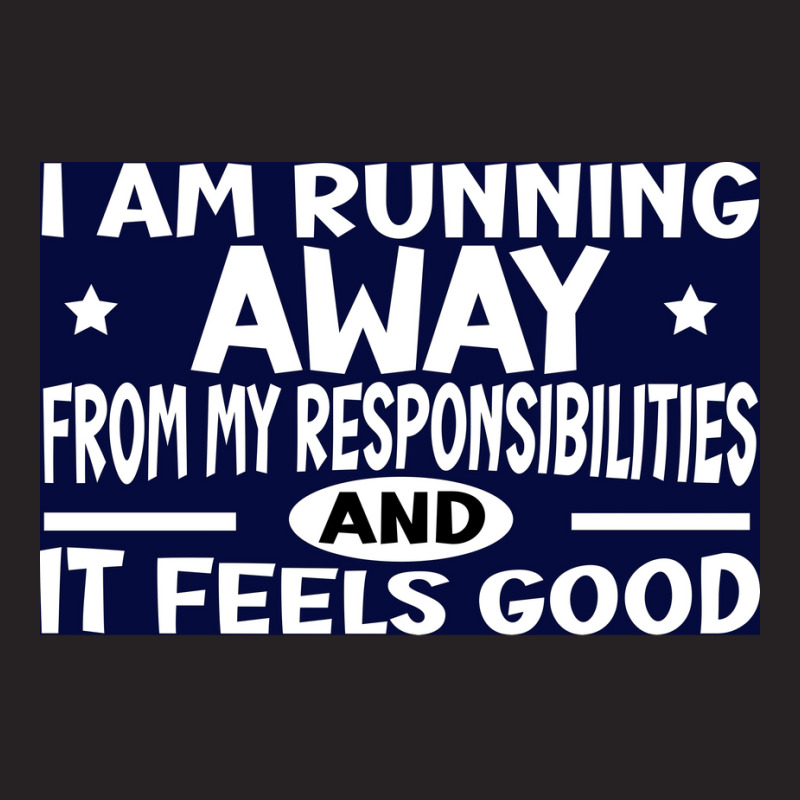 I Am Running Away From My Responsibilities Poster Yellow Vintage Cap by devanperryh | Artistshot