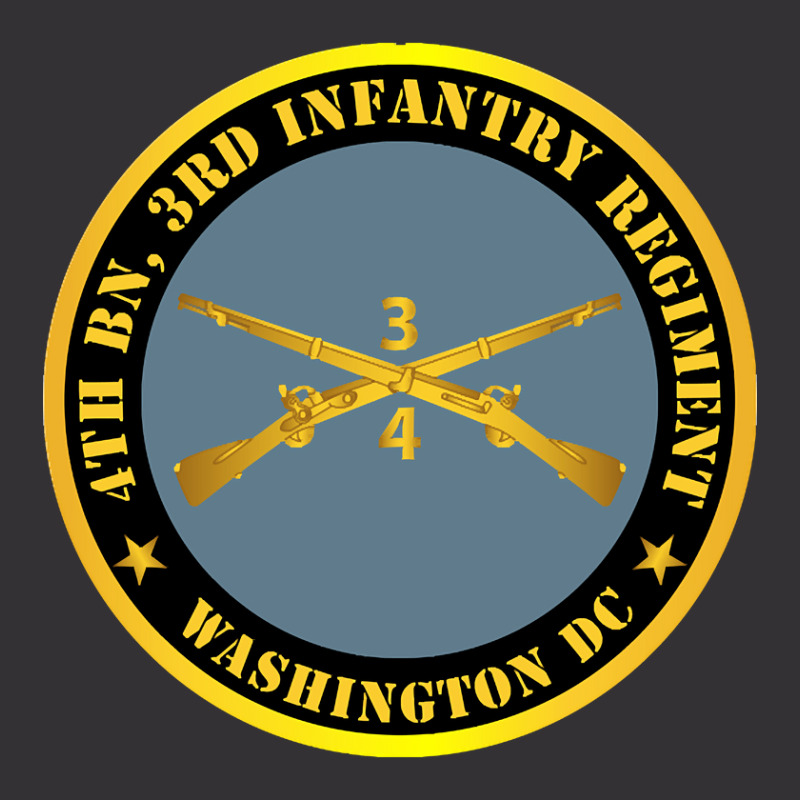 4th Bn 3rd Infantry Regiment - Washington Dc W Inf Branch Vintage Hoodie by stumbledfeatures425 | Artistshot