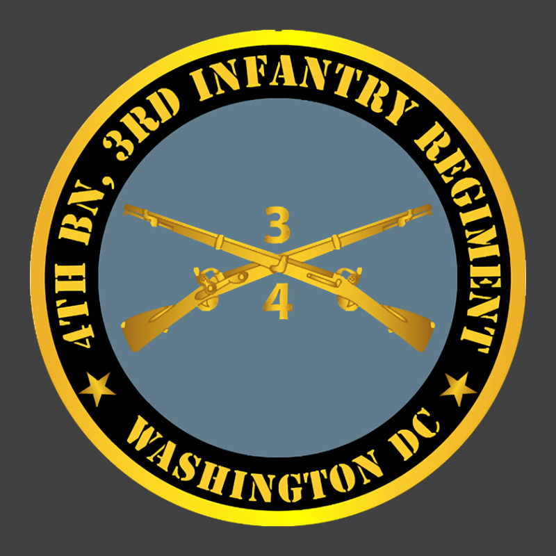 4th Bn 3rd Infantry Regiment - Washington Dc W Inf Branch Vintage T-Shirt by stumbledfeatures425 | Artistshot