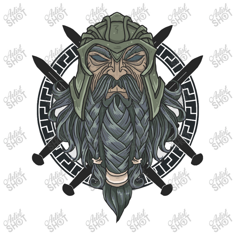 Warrior Long Beard Sticker | Artistshot