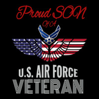 Limited Edition Proud Son Of A Us Air Force Veteran Long Sleeve Baby Bodysuit | Artistshot