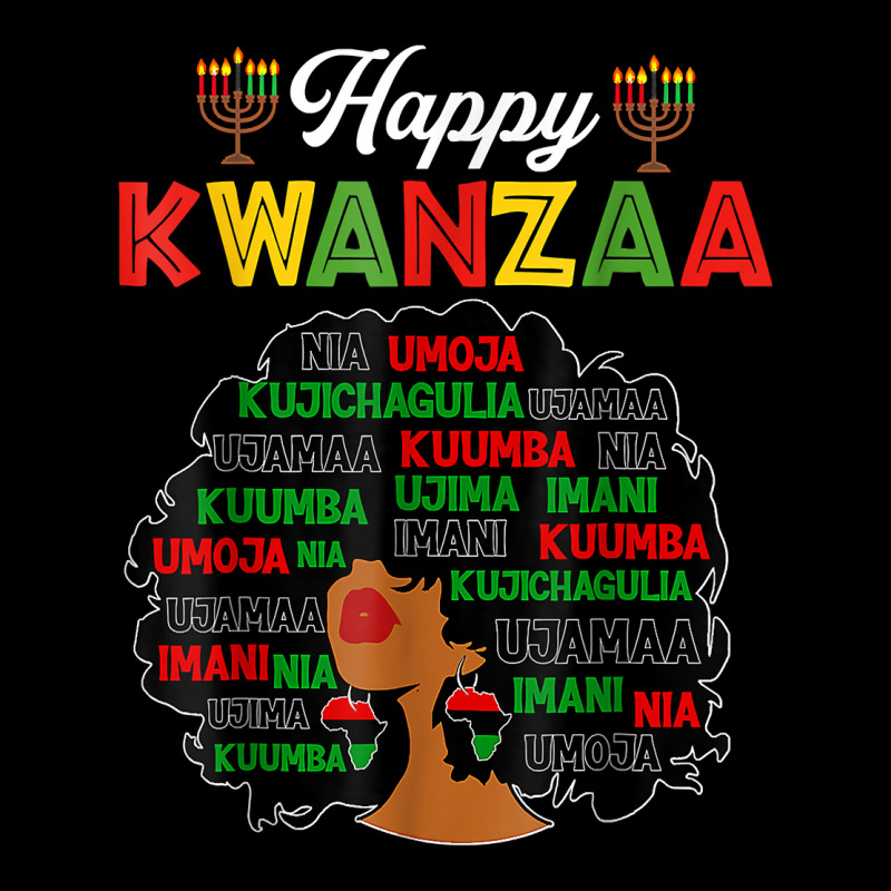 Happy Kwanzaa Decorations African American Seven Principles T Shirt Legging by benoirme | Artistshot