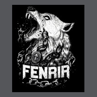 Fenrir Wolf Shirt And Hoodie Norse Mythology Creature  Aesthetic 70s Ladies Fitted T-shirt | Artistshot