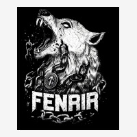 Fenrir Wolf Shirt And Hoodie Norse Mythology Creature  Aesthetic 70s Scorecard Crop Tee | Artistshot