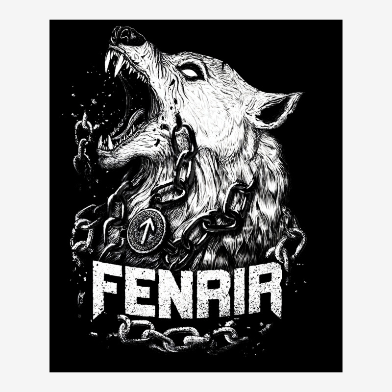 Fenrir Wolf Shirt And Hoodie Norse Mythology Creature  Aesthetic 70s Scorecard Crop Tee by greigokovachi | Artistshot