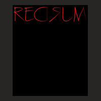 Redrum Minimalist Tv Amp Design Film Amp Tv Art Poster Ladies Fitted T-shirt | Artistshot