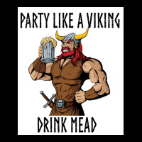 Party Like A Viking Drink Mead Mythology Sea Warriors  Stars Music Adjustable Cap | Artistshot