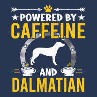 Dalmatian Funny Dog Powered By Caffeine And Dalmatian Dog Lovers 273 D Men Denim Jacket | Artistshot