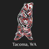 Trending Tacoma Washington Native American Indian Brown Grizzly Bear G Ladies Polo Shirt | Artistshot