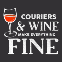 Couriers And Wine Make Everything Fine  For Courier Vintage Short | Artistshot