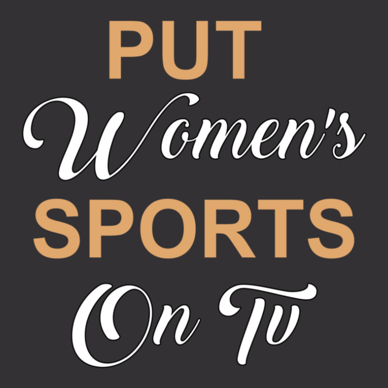 Put Women's Sports On Tv Vintage Short | Artistshot