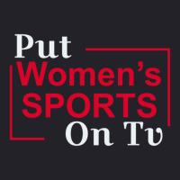 Put Women's Sports On Tv 3 Unisex Sherpa-lined Denim Jacket | Artistshot